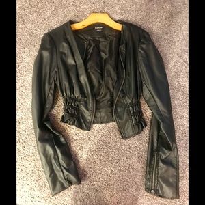 Bebe cropped jacket